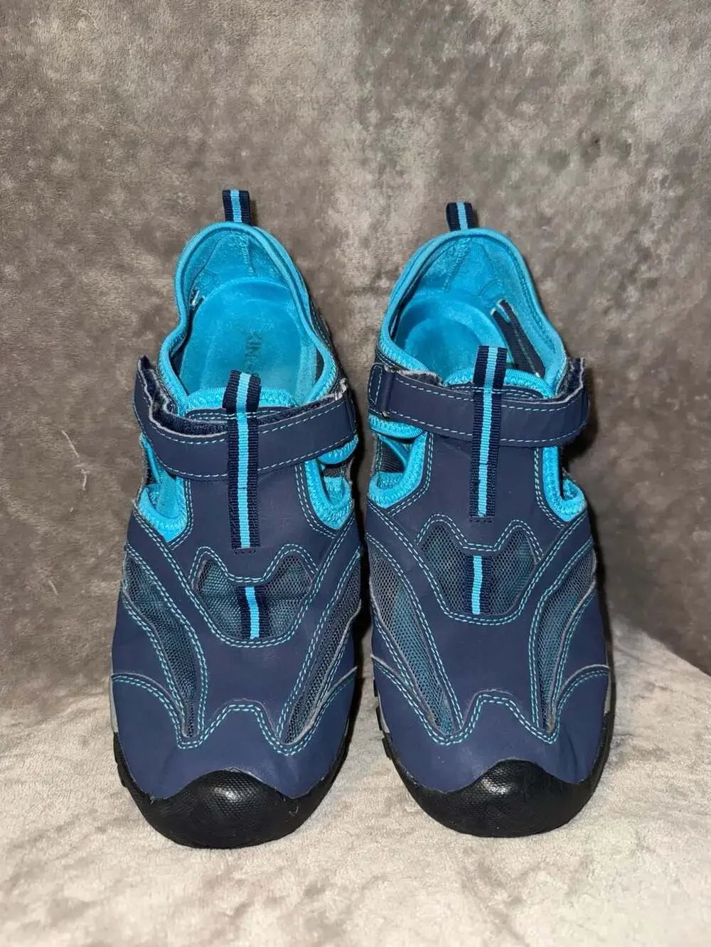 KingSize Sport Sandal in Midnight Navy/Electric Turquoise